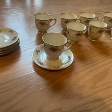 Lamberton Ivory China: Rose of Lamberton Petite Tea Set