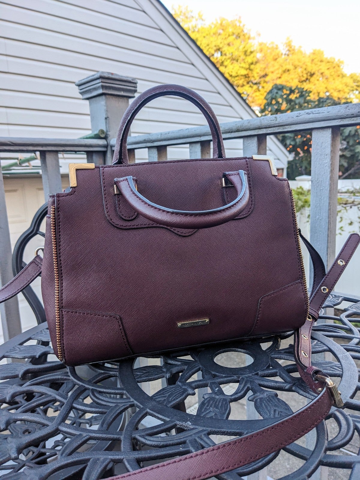⚡FS⚡Rebecca Minkoff Amorous Crossbody Leather Satchel