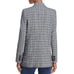Anine Bing Madeline Plaid Print Oversized Blazer Gray/White/Blue Size Small