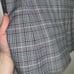 Anine Bing Madeline Plaid Print Oversized Blazer Gray/White/Blue Size Small