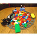 88 Piece Lego Duplo Battery Powered Train Tested Working Batman Mixed Block Lot