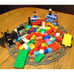 88 Piece Lego Duplo Battery Powered Train Tested Working Batman Mixed Block Lot