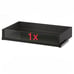 KOMPLEMENT black-brown 39 3/8 x 22 7/8in glass front drawer for IKEA PAX
