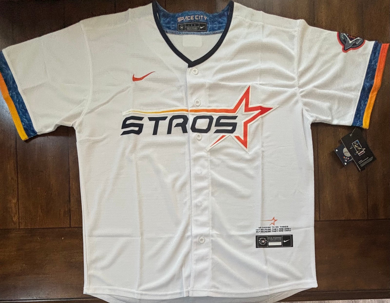 Houston Astros Nike 2025 City Connect Team Jersey Adult Large NWT