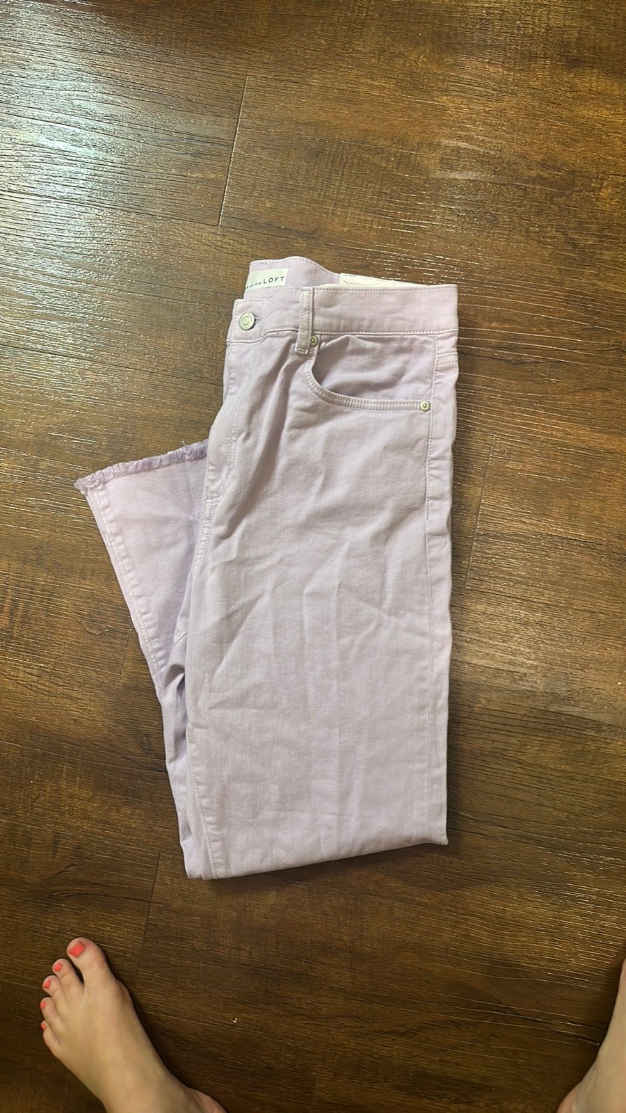 Loft Lilac Denim Pants