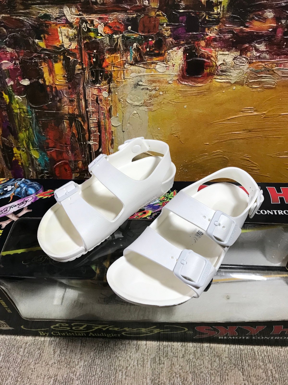 Little Kids Milano Essentials EVA Sandals Sz 33