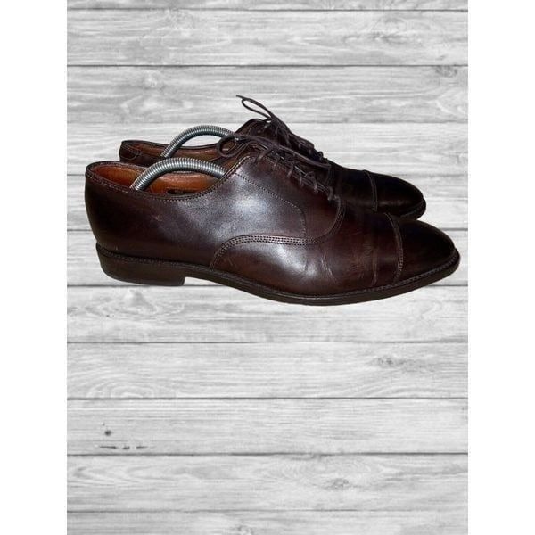 Allen Edmonds Park Avenue Size 11 D Brown Cap Toe Tie Up 5845