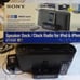 Sony Dream Machine Speaker Dock Clock Radio