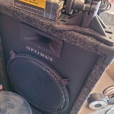 Stereo speaker with microphone and sound