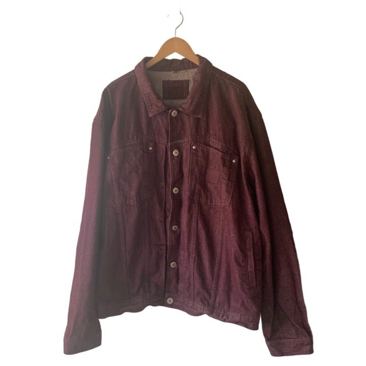 Marithe Francois Girbaud Denim Oversized Jean Jacket Men's 90s Vintage Size 3XL