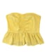 NWT Anthropologie Maeve Yellow Peplum Tank/Halter Boho Top - SIZE 12