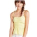 NWT Anthropologie Maeve Yellow Peplum Tank/Halter Boho Top - SIZE 12