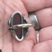 Vintage Sterling and Baltic Amber Ring