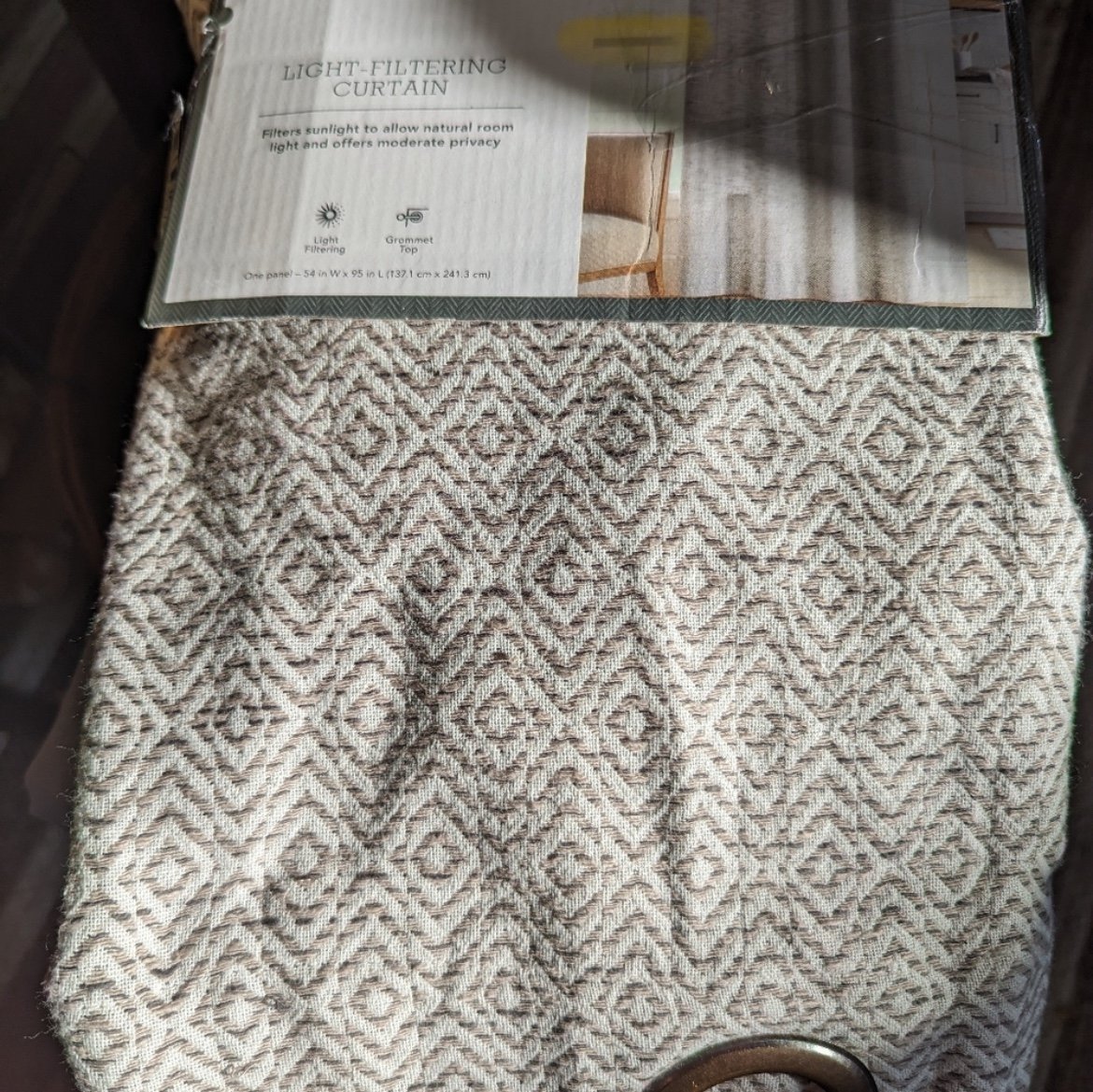 Target Threshold Diamond Weave Curtains (4)