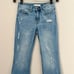 FLYING MONKEY Mid Rise Crop Kick Flare Jeans with Side Slit Size 26