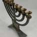 Brass Menorah Made in Israel Hebrew Judaica Hanukkah 8 Days