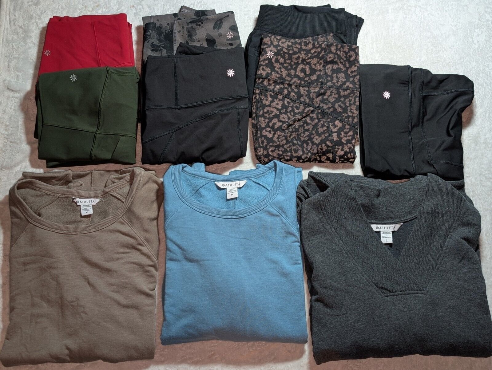 Athleta Work Out Bundle/Lot 10 Pieces M/L