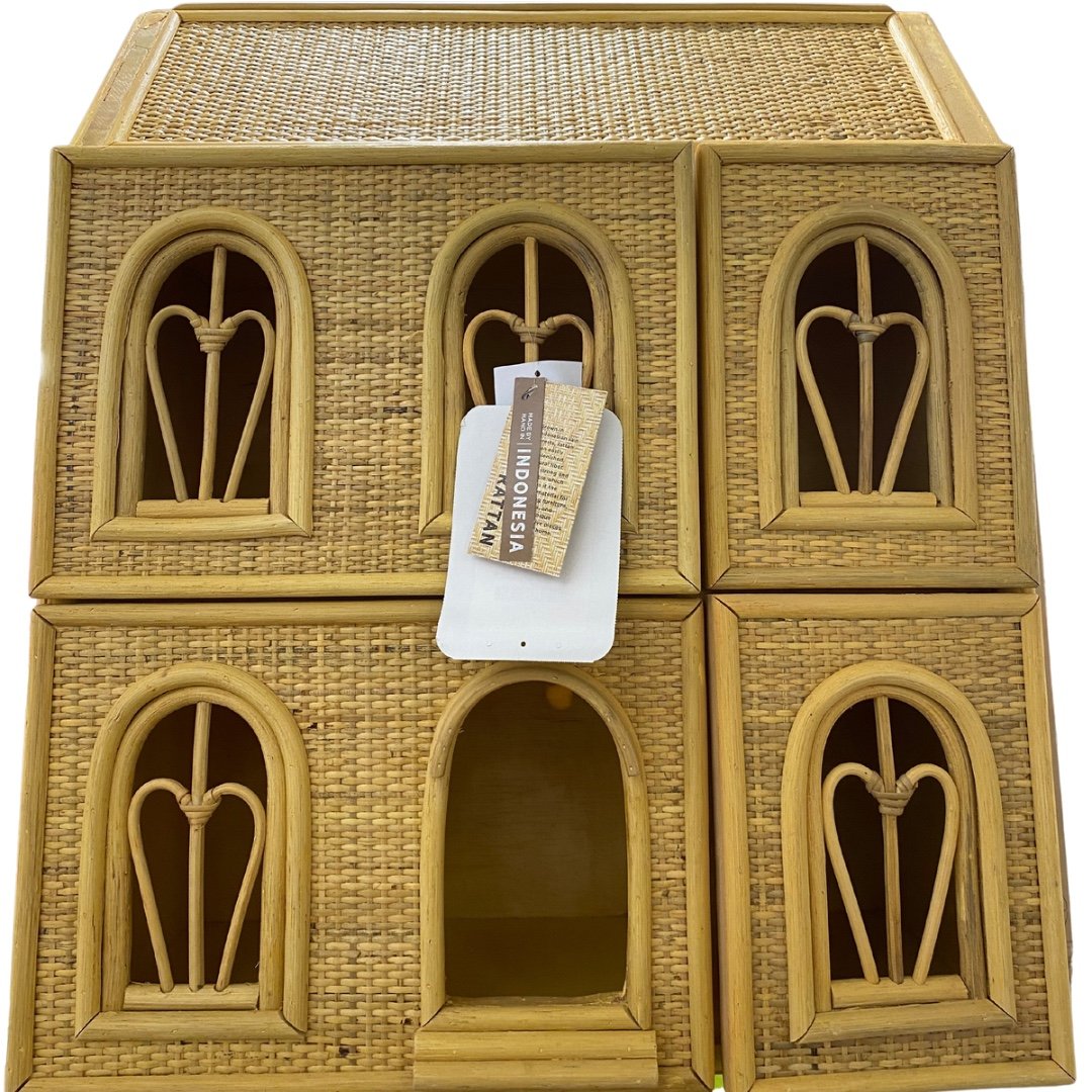 Rattan (Wicker) Boho Chic Dollhouse
