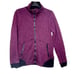CALVIN KLEIN Performance Zip Up Fleece Jacket Quick Dry Purple Black Size Medium