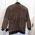 Luis Alvear leather bomber jacket brown small vintage 80’S