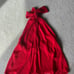 Fabrick red halter top! Size L