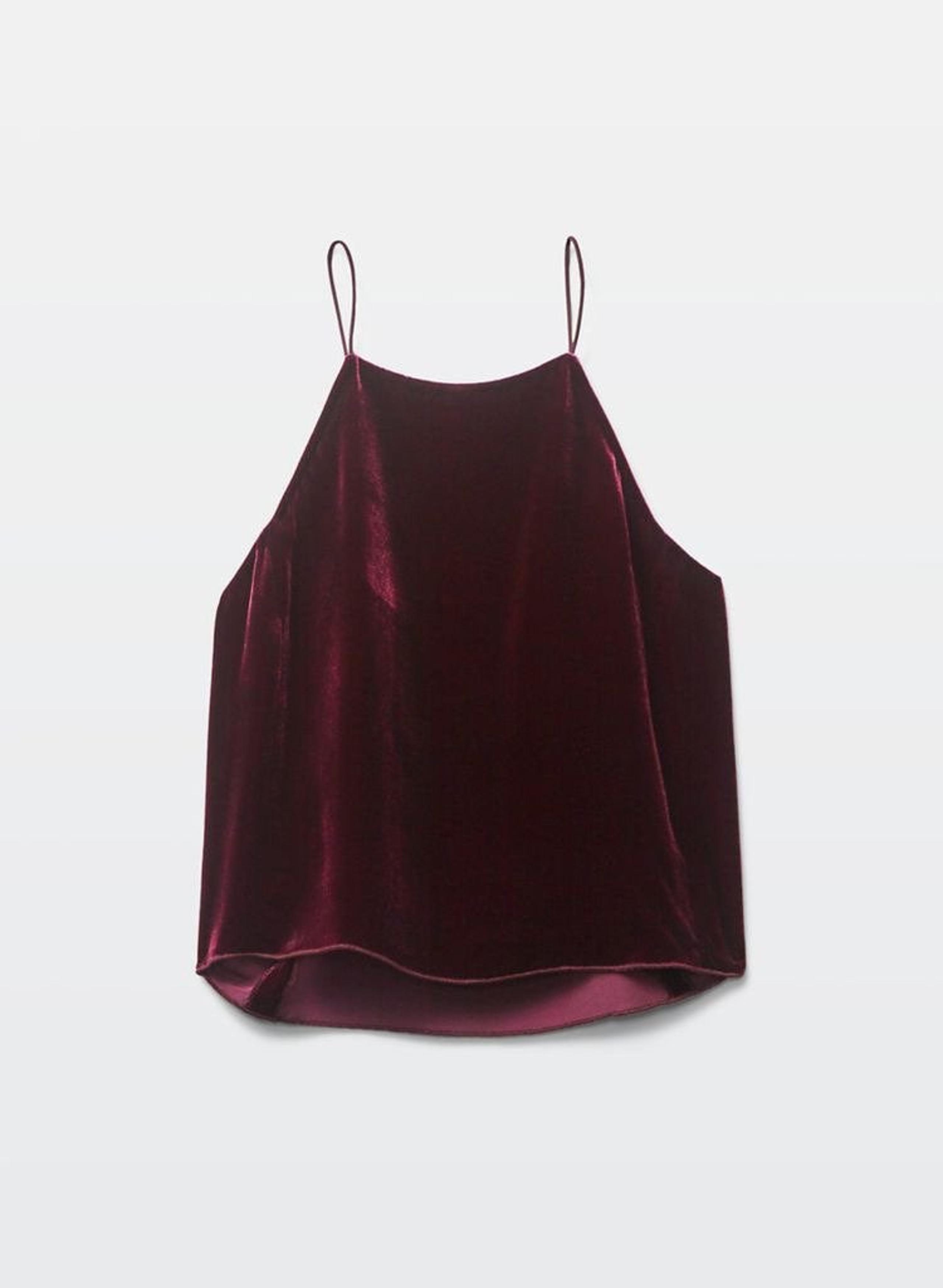 Wilfred Red Velvet Rians Blouse