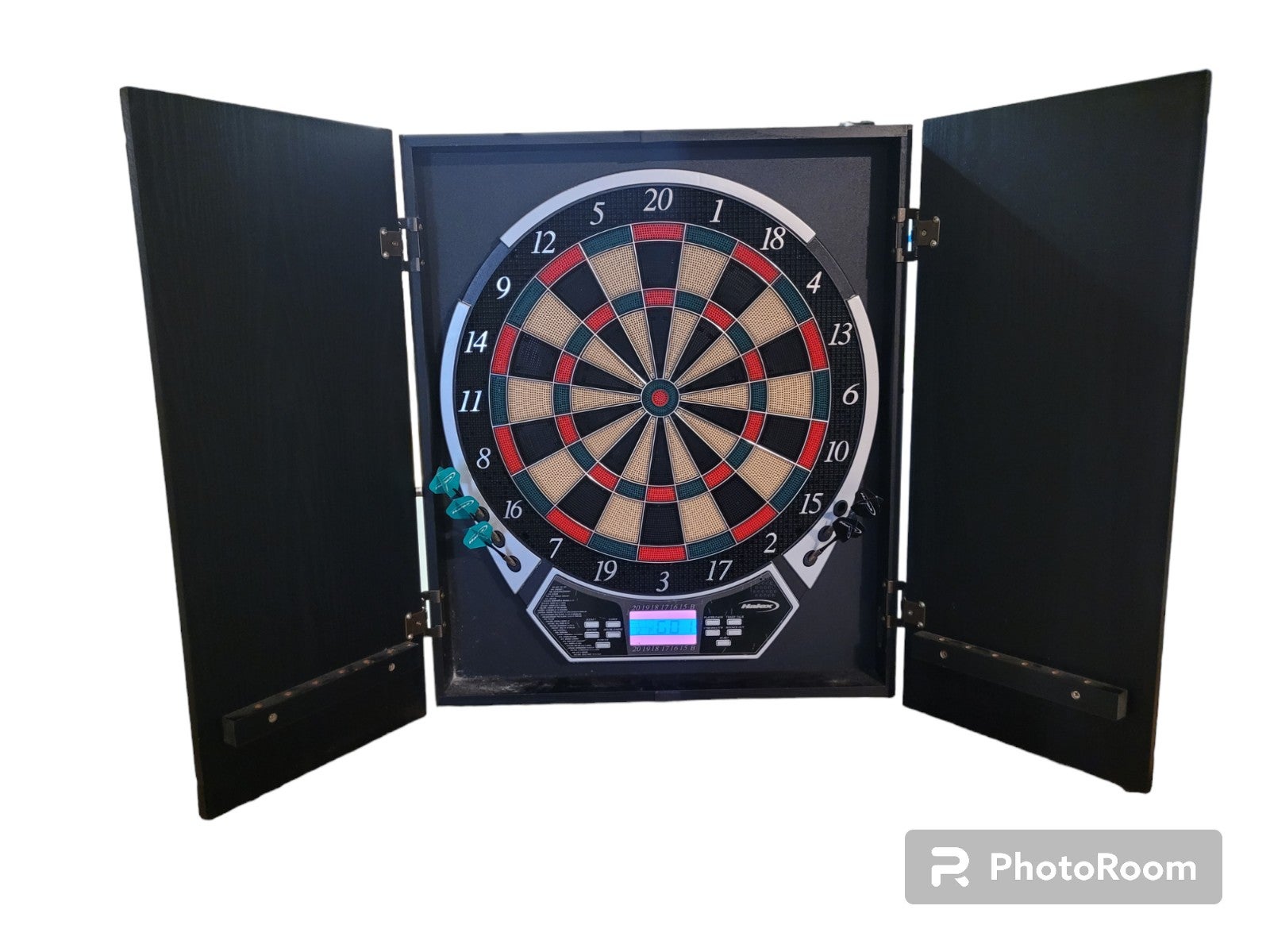 HALEX Electronic Dark Board In Cabinet 22x27"