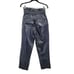 Free People Pants Faux Leather High Rise Paperbag Tapered Belted Metallic 4
