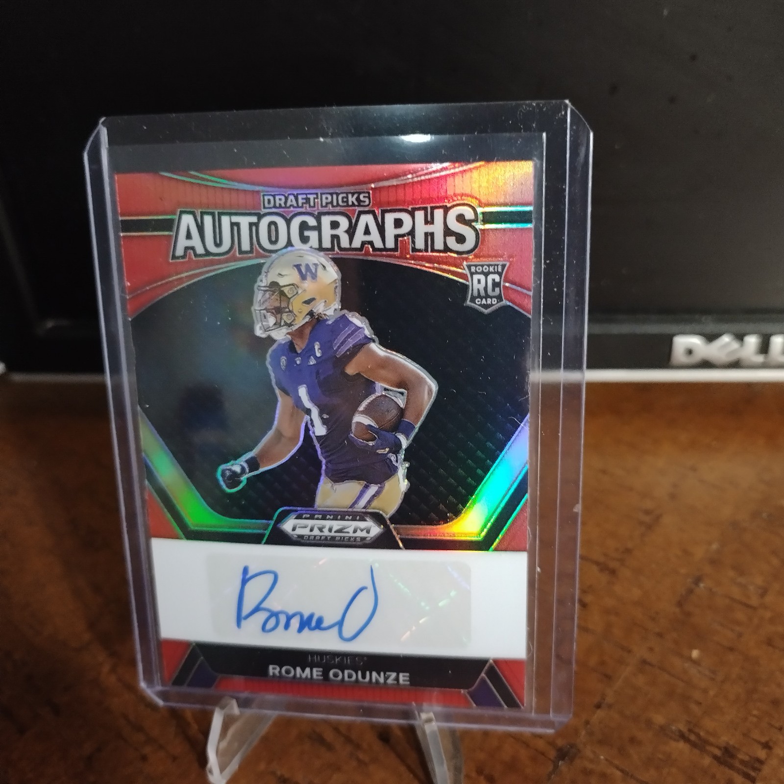 SP Rome Odunze 46/199 Rookie Autograph RC Chicago Bears Football Card
