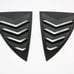 BRAND NEW TESLA MODEL Y 2020-2024 Glossy Black Side Vent Window Quarter Louver