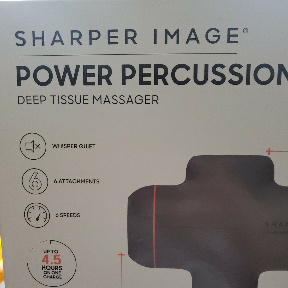 Sharper Image deep tissue percussion muscle massager