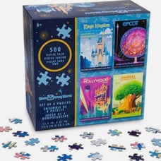 Disney 4 Parks Icons Magic Animal Epcot Hollywood Eric Tan Puzzle Set new