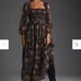 NWT❤️Let Me Be Square-Neck Smocked Maxi Dress szXXSP