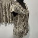 Women’s size small and 4 summer blouse top and skirt snake print Sunny Leigh