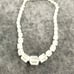 Antique Cubed Crystal Necklace. 2099