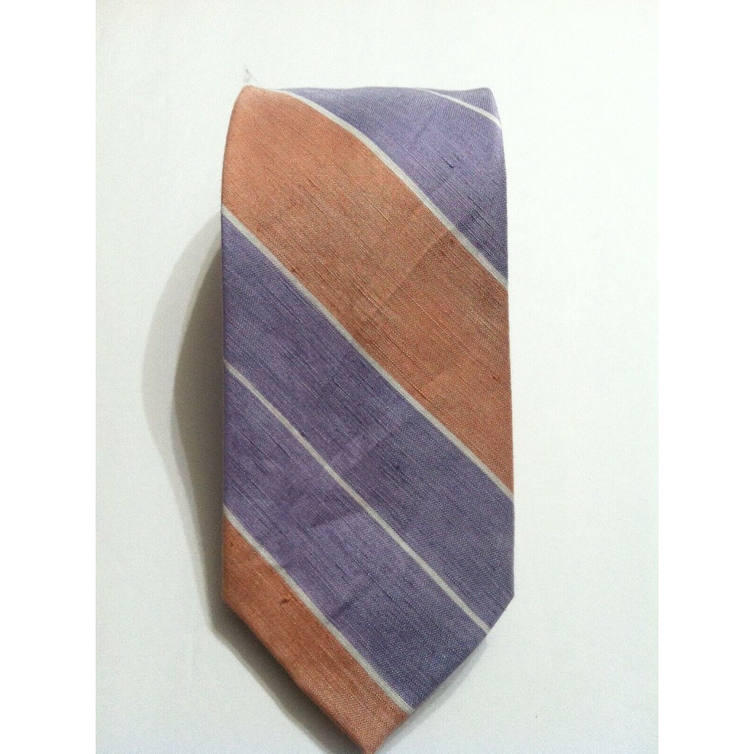 RALPH LAUREN MENS NEW MULTICOLOR 67%LINEN 33%SILK CLASSIC NECKTIE WIDTH:3 1/4