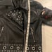 ROMEO & JULIET Black and Floral Faux Leather Jacket See more info for sizing