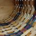 Woven Basket Split Oak Wood Amish Handmade 12 tall
