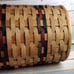 Woven Basket Split Oak Wood Amish Handmade 12 tall