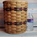 Woven Basket Split Oak Wood Amish Handmade 12 tall