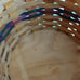 Woven Basket Split Oak Wood Amish Handmade 12 tall