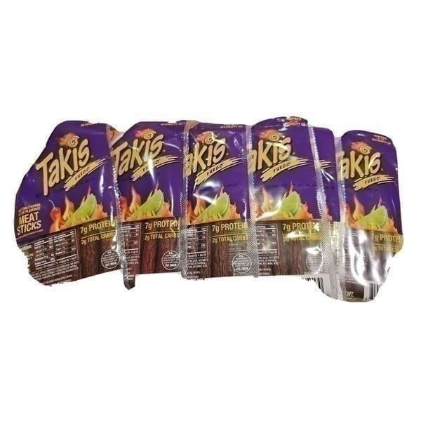 3 -CATTLEMAN'S CUT Takis Fuego Meat Sticks Hot Chili Pepper and Lime (3 oz)