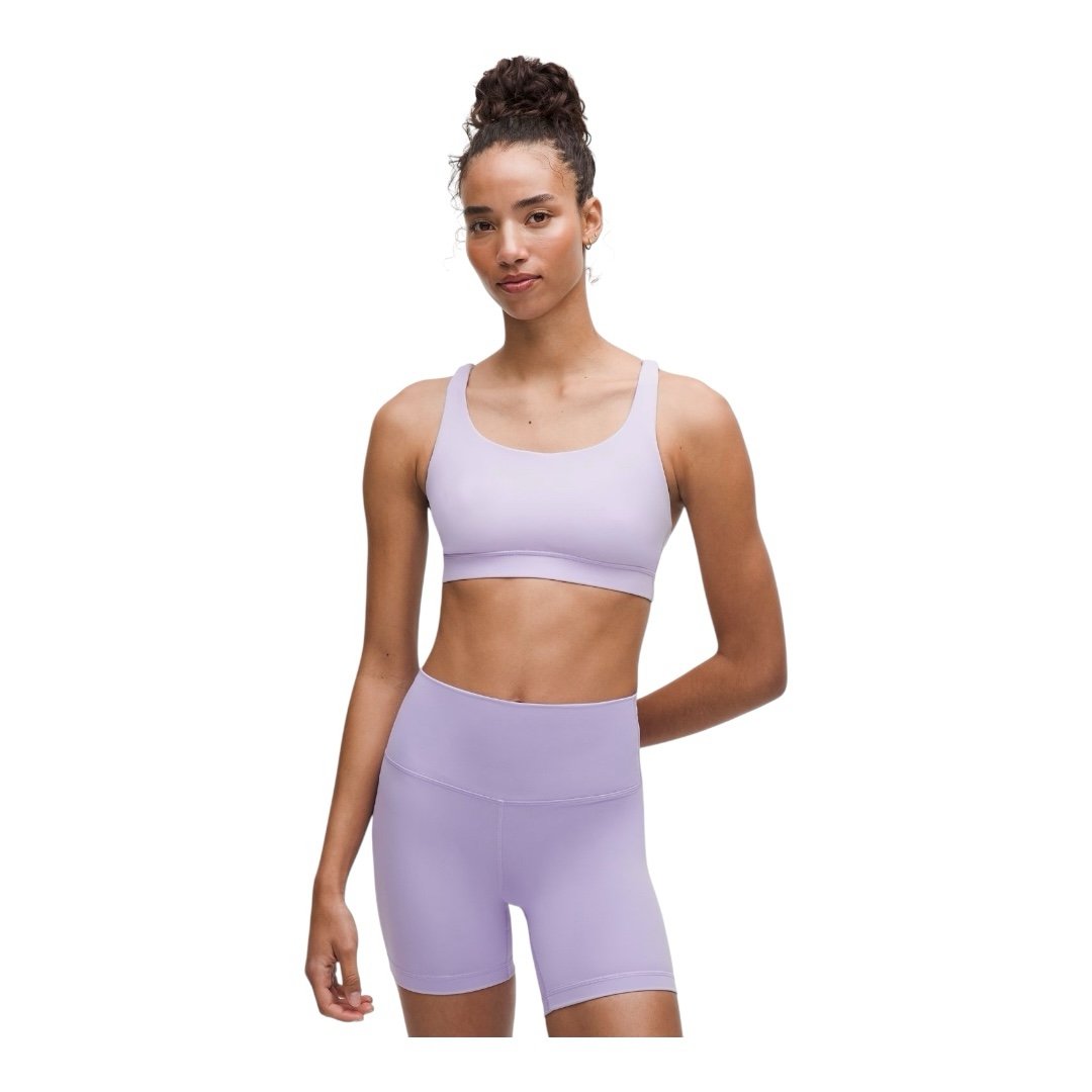 Lululemon Energy Bra *Medium Support, B–D Cups, Lavender Frost, Size 8, NWT