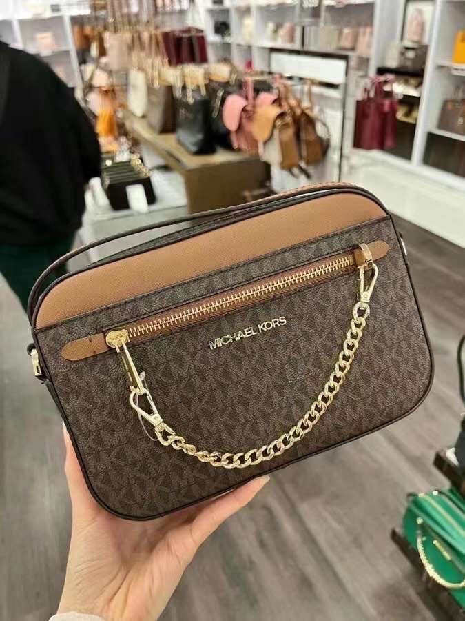 michael michael kors jet set large crossbody