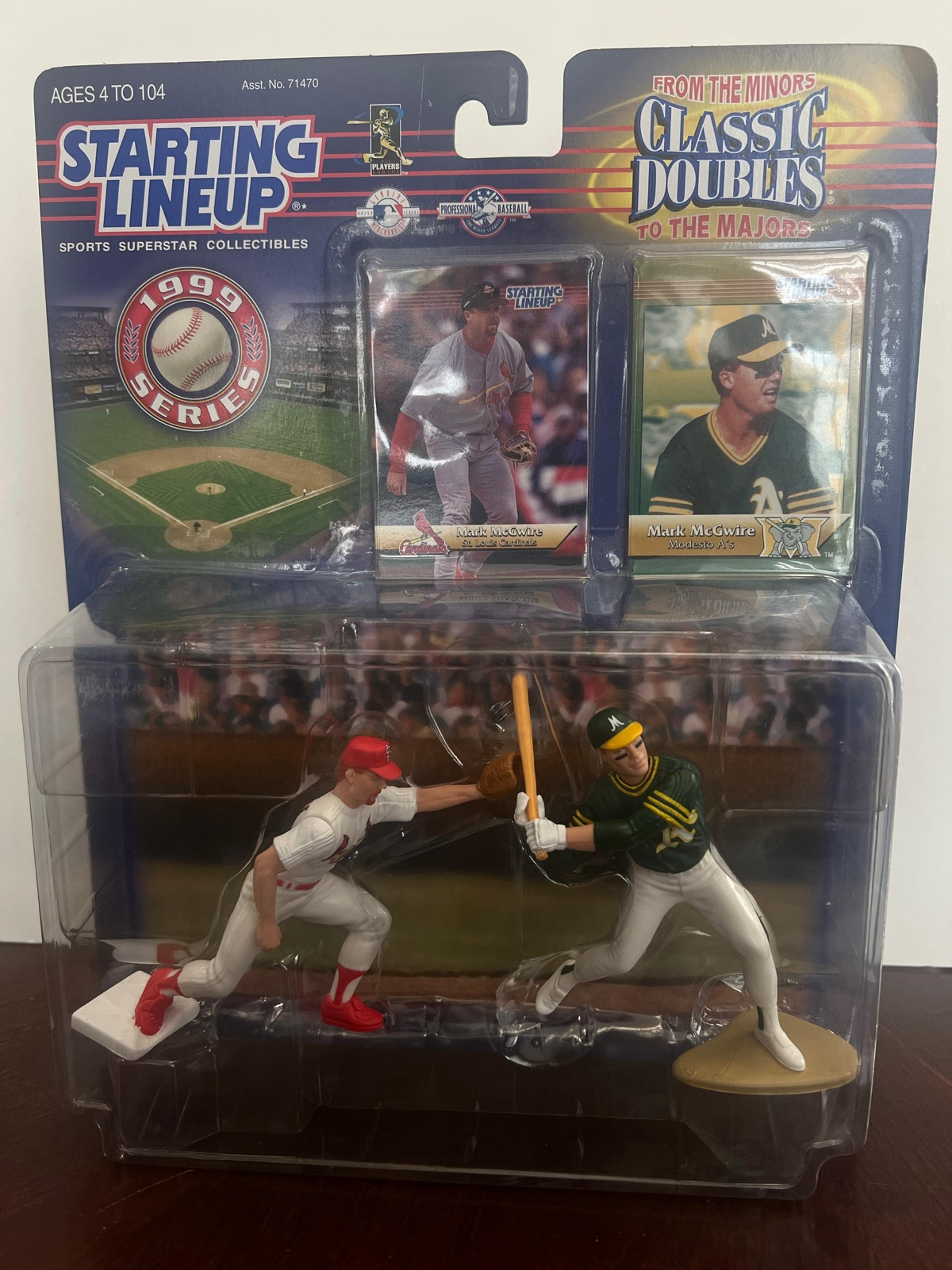 Starting Lineup Mark McGwire figurines and cards