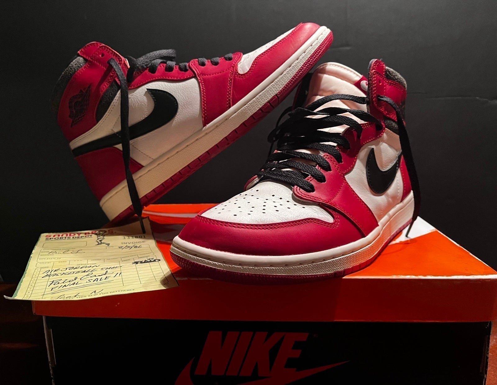Jordan 1’s Lost An Found 100% Authentic