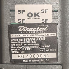 Directed Electronics HVM700 7 Headrest