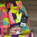Psycho Bunny Henry Deco Swim Trunks Coral Gables Neon Lined Size M Men's NWT