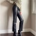 Aritzia Wilfred The Melina Black Faux Leather Pants