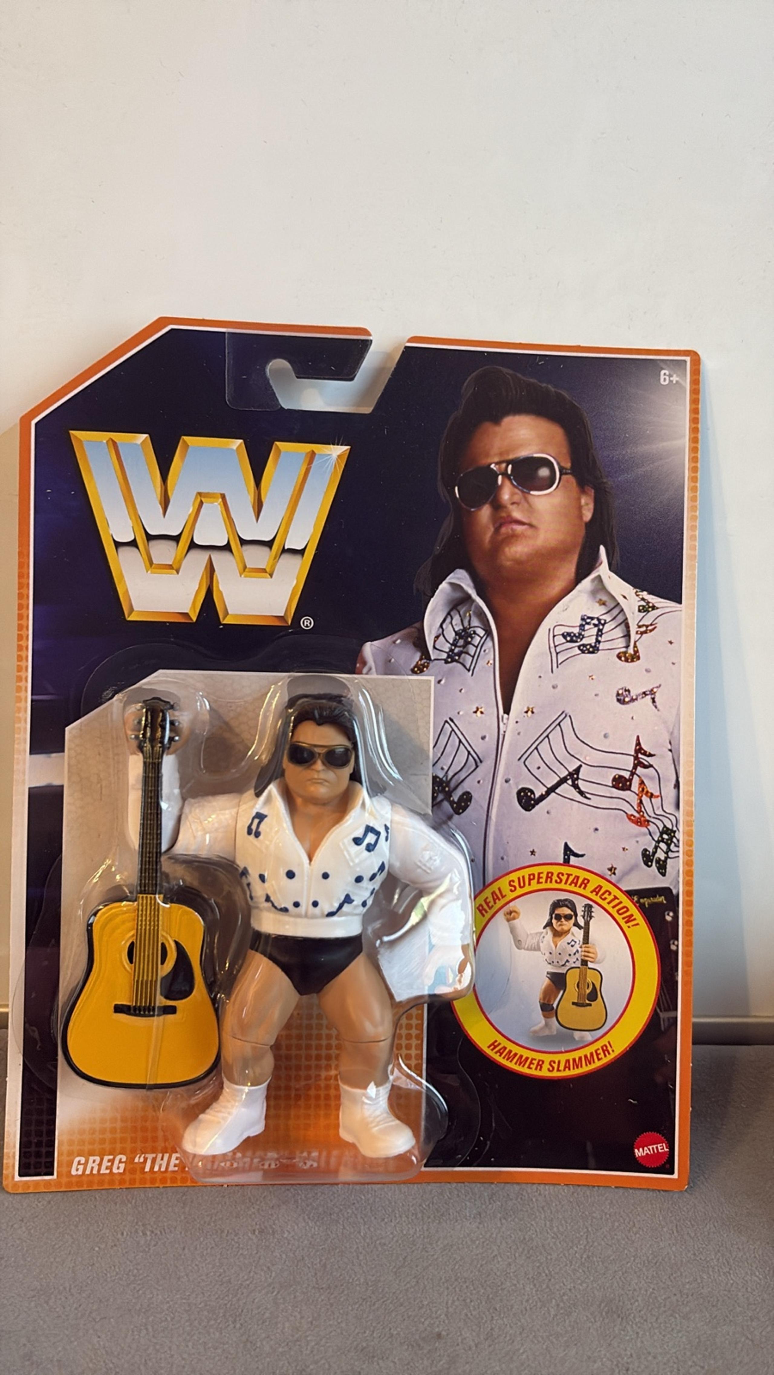 WWE Mattel Retro Greg the Hammer Valentine from 4 Pack Action Figure